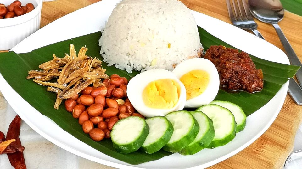 Nasi Lemak Simple