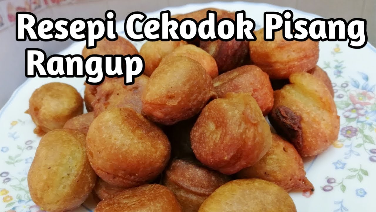 resepi cekodok pisang rangup