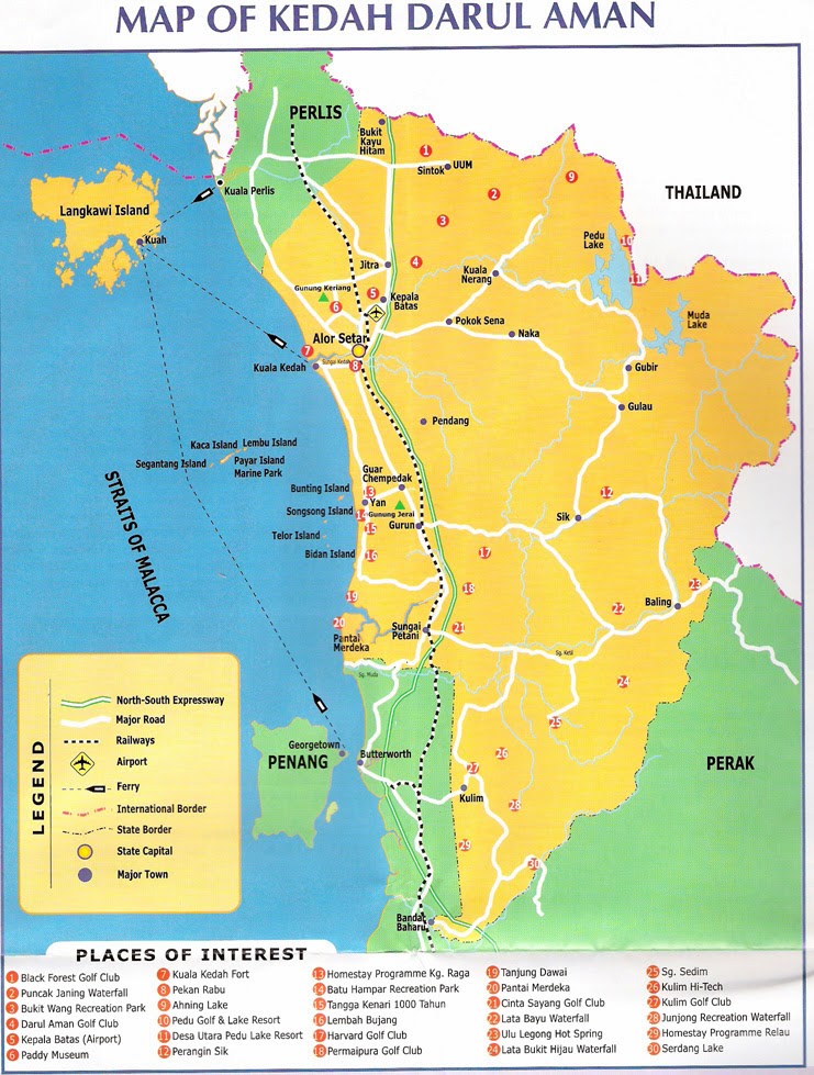Kedah Peta