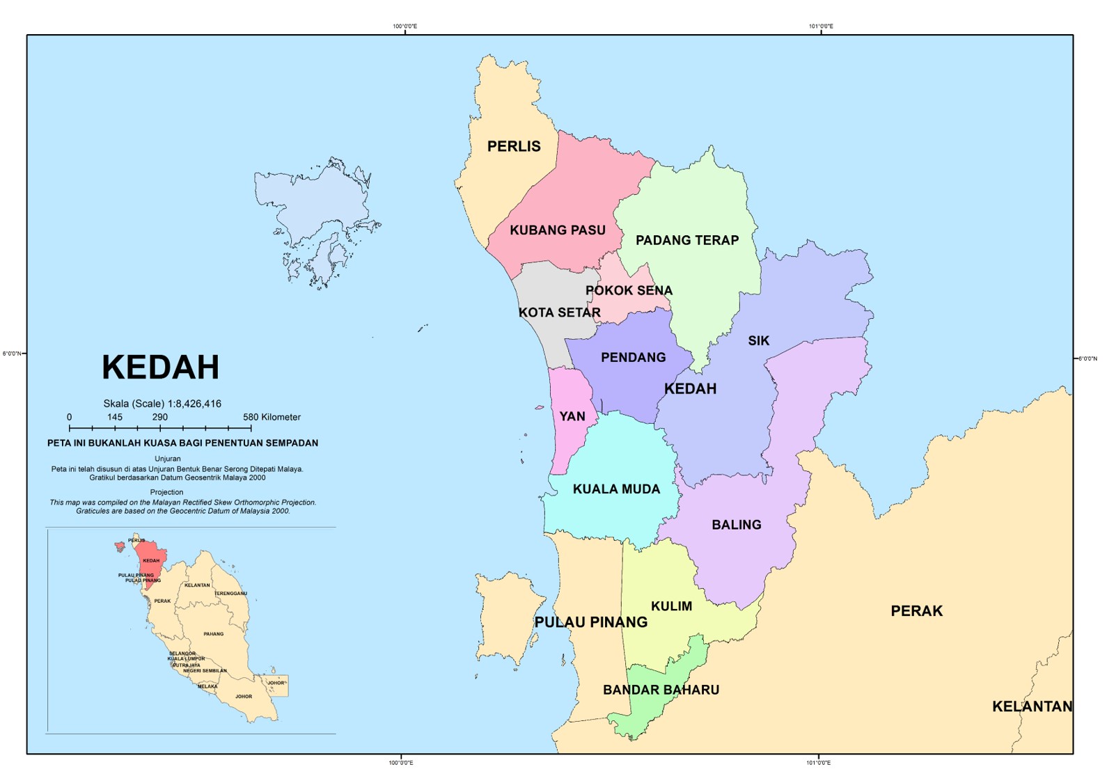  Peta Kedah