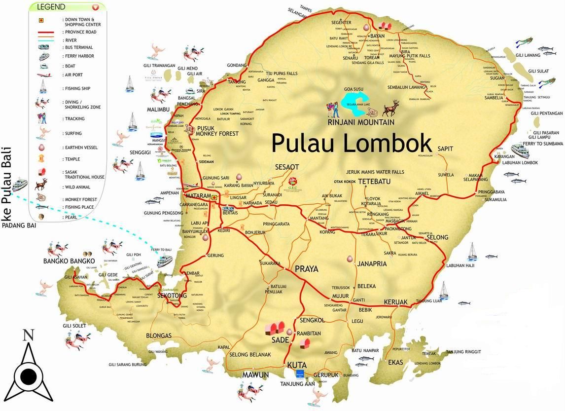 Peta Lombok