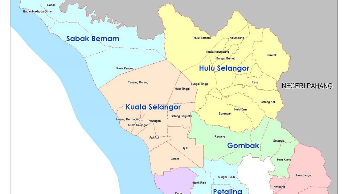 Peta Negeri Selangor