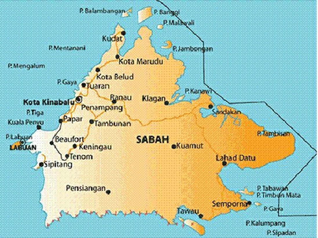 Peta Sabah
