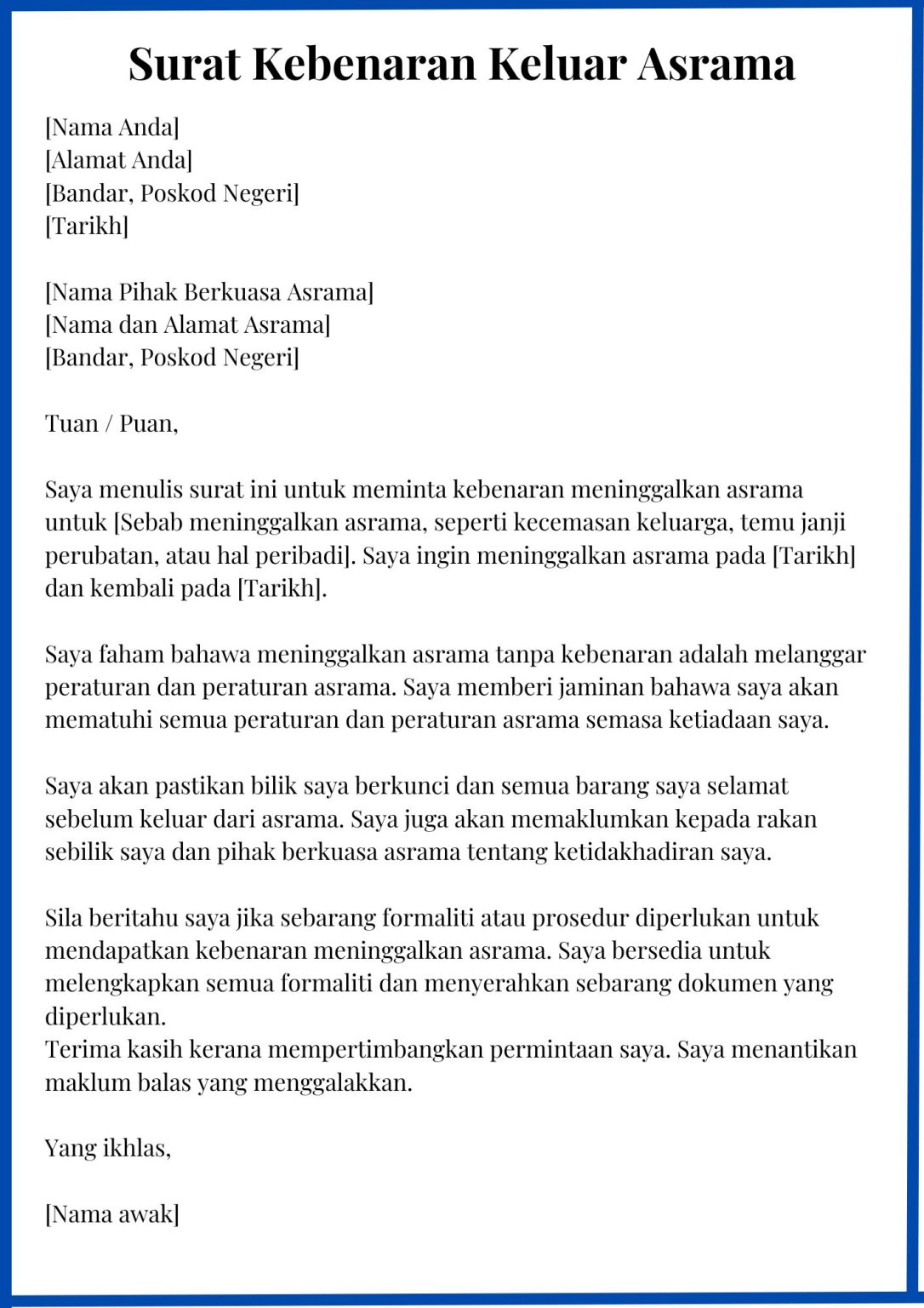 Surat Kebenaran | Format dan Contoh [ Semua Jenis ]
