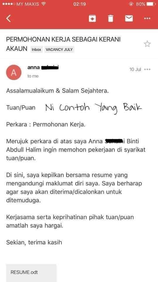 Cara Menulis E-Mail Rasmi