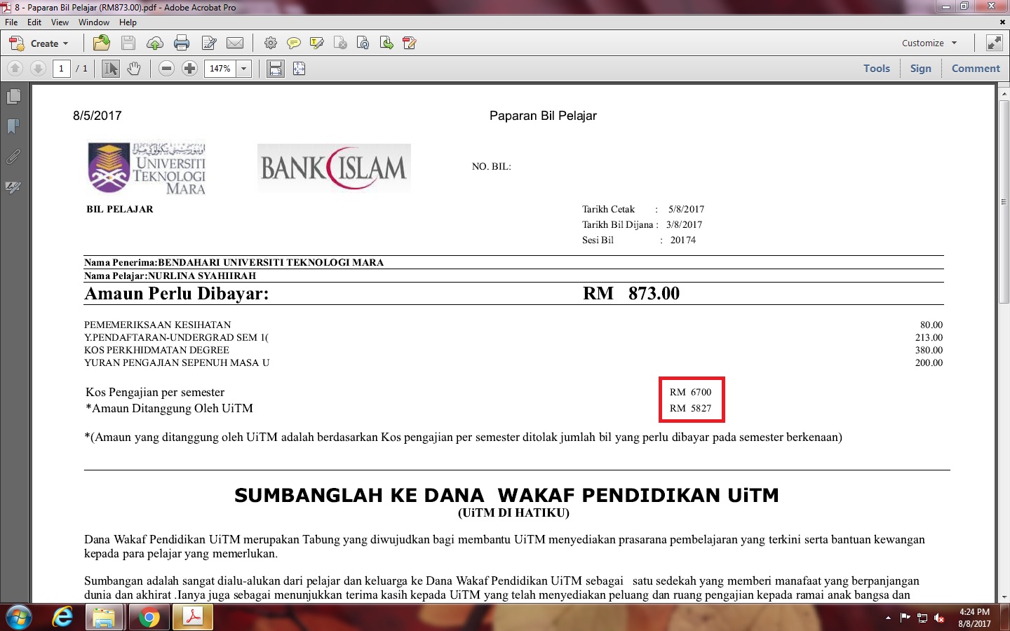 DD Ijazah Pertama Sepenuh 