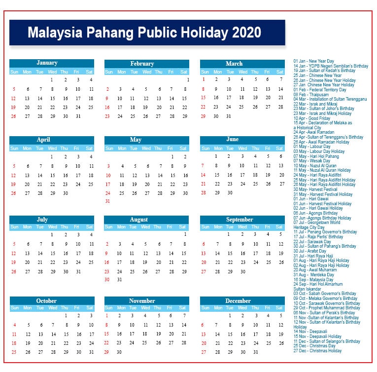 Public holiday 2022 kedah